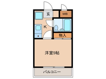 間取図 ホーユウパレス武蔵小杉（302）