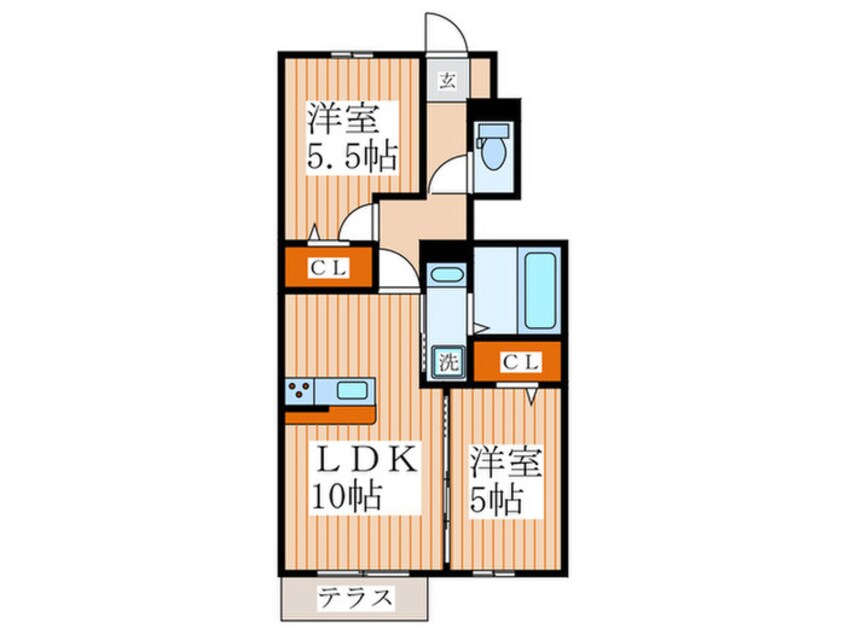 間取図 ブリリアンテ