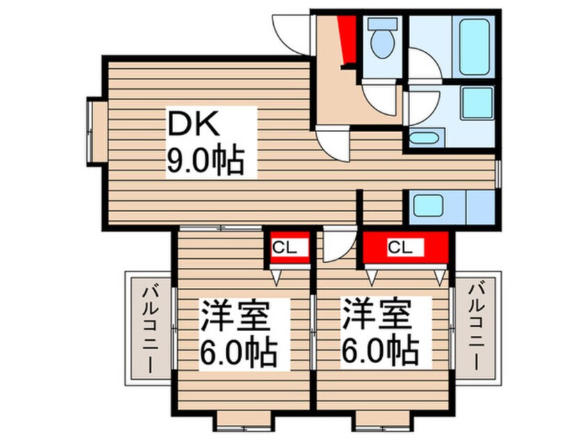 間取図 富士見野ビル