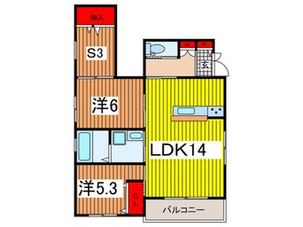 間取図 大沢貸家