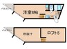 リバティ梶ヶ谷Ⅱ 1Rの間取り