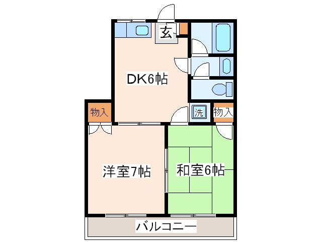 間取り図 第二マルニハイツ