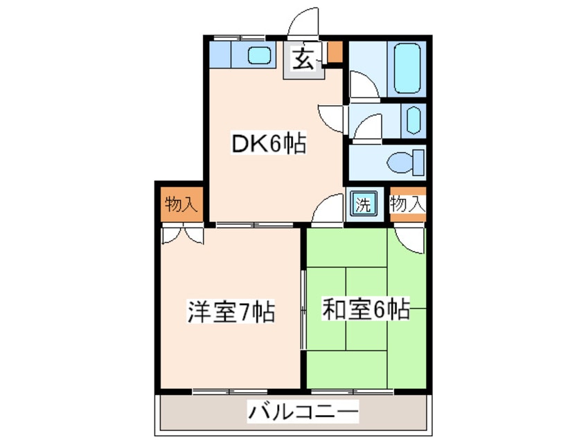 間取図 第二マルニハイツ