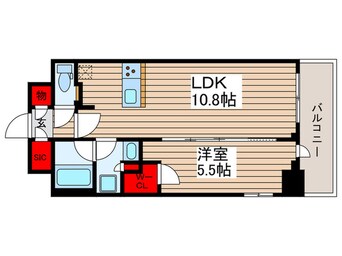 間取図 クレストコート本所吾妻橋