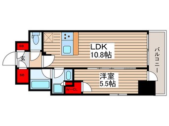 間取図 クレストコート本所吾妻橋