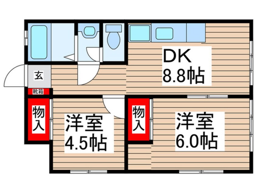 間取図 Hope　Home　M1