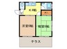 ハセガワハイム 2Kの間取り