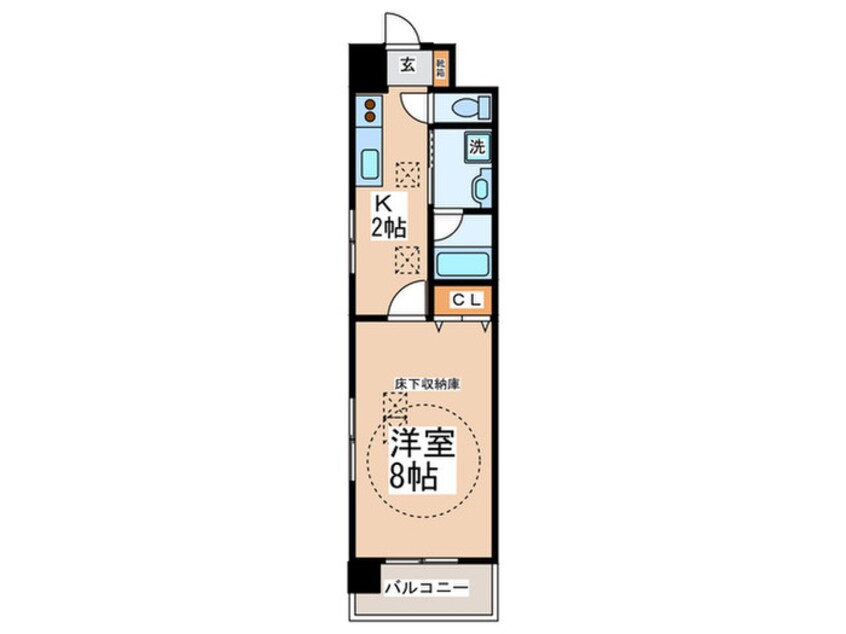 間取図 クレストヒル仲町台Ⅱ