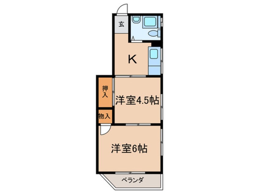 間取図 東板橋コ－ポ