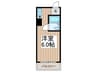 日建ロイヤルプラザ常盤（303） 1Rの間取り
