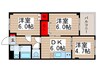 ｱﾋﾞﾀｼｵﾝ柴又 3DKの間取り