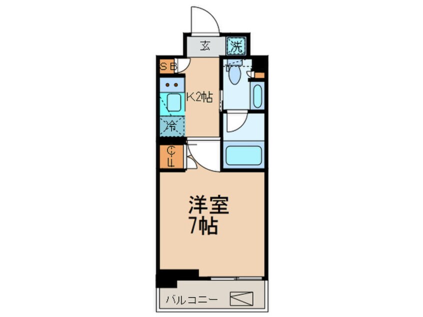 間取図 プラウドフラット南品川