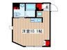 URBANCUBE三鷹 1Rの間取り