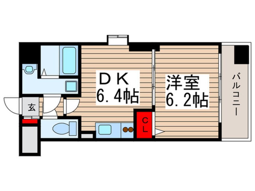 間取図 クレール柏