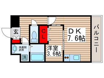 間取図 クレール柏