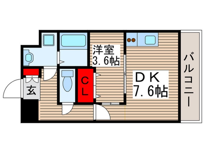 間取り図 クレール柏