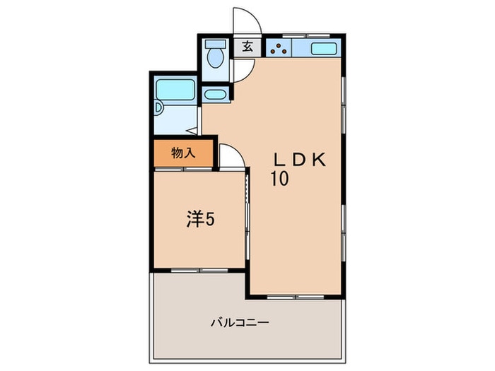 間取り図 ハイツ　カツラ