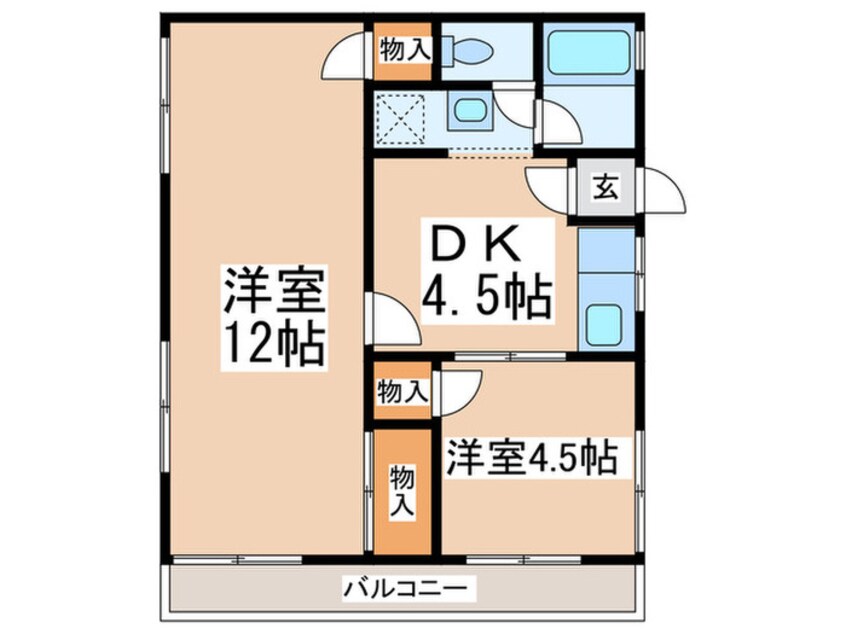 間取図 グリーンビューハウス