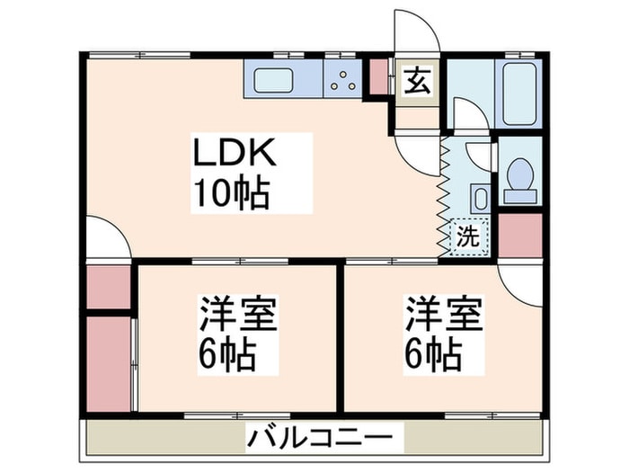 間取り図 グリーンビューハウス