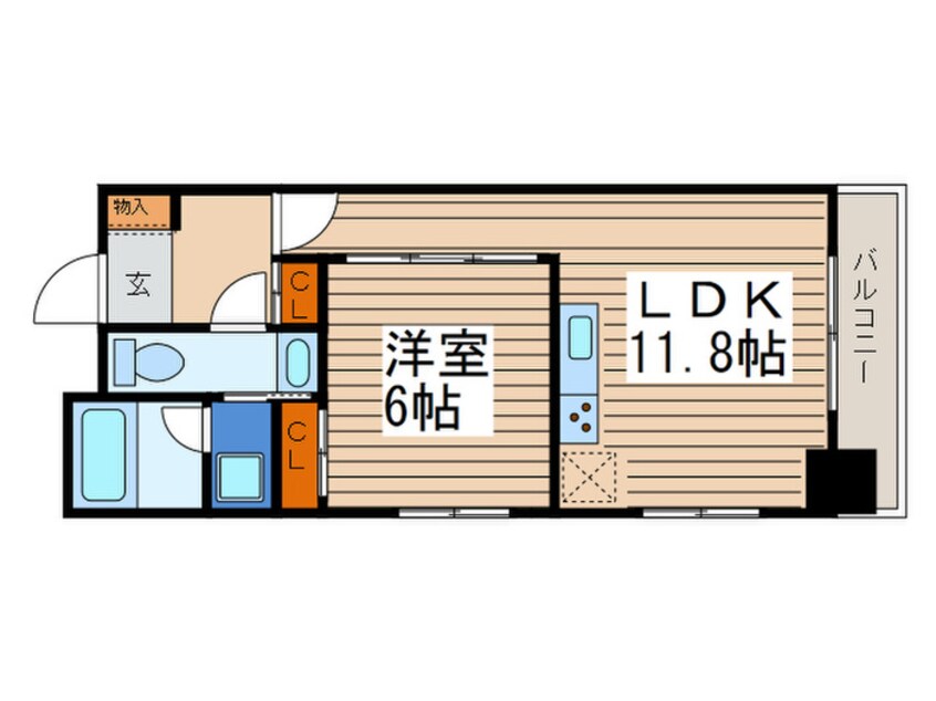 間取図 レジディア入谷