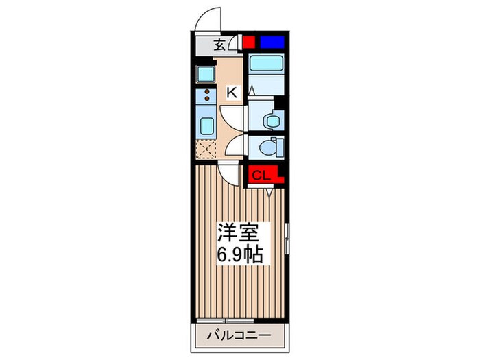 間取り図 HARU terrace 朝日