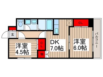 間取図 リディアメゾン川越