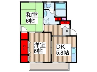 間取図 シャルマンＢ棟