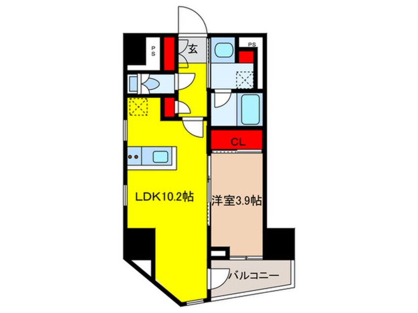 間取図 ｼﾞｵｴﾝﾄ日本橋小伝馬町