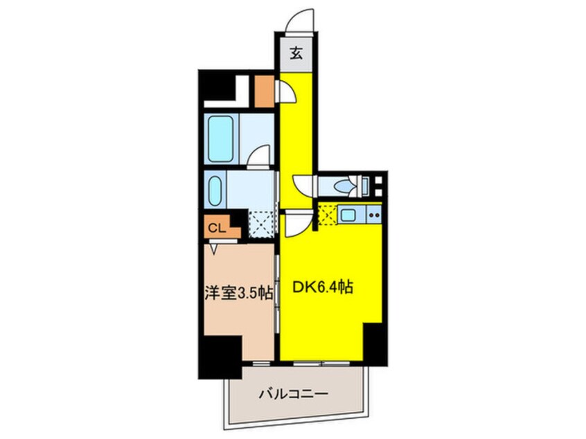 間取図 ｼﾞｵｴﾝﾄ日本橋小伝馬町