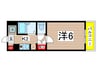 PLENDY稲田堤01 1Kの間取り