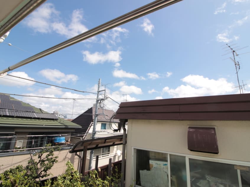 室内からの展望 グリ－ンパ－ク祐天寺