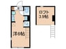 ＳＴＥＬＬＡ＋ 1Rの間取り
