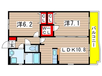 間取図 エクセレーヌ