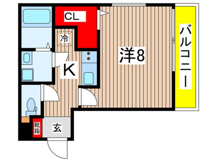 間取図 パルテ・オーテ末広