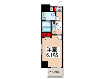 間取図 レジディア浅草吾妻橋