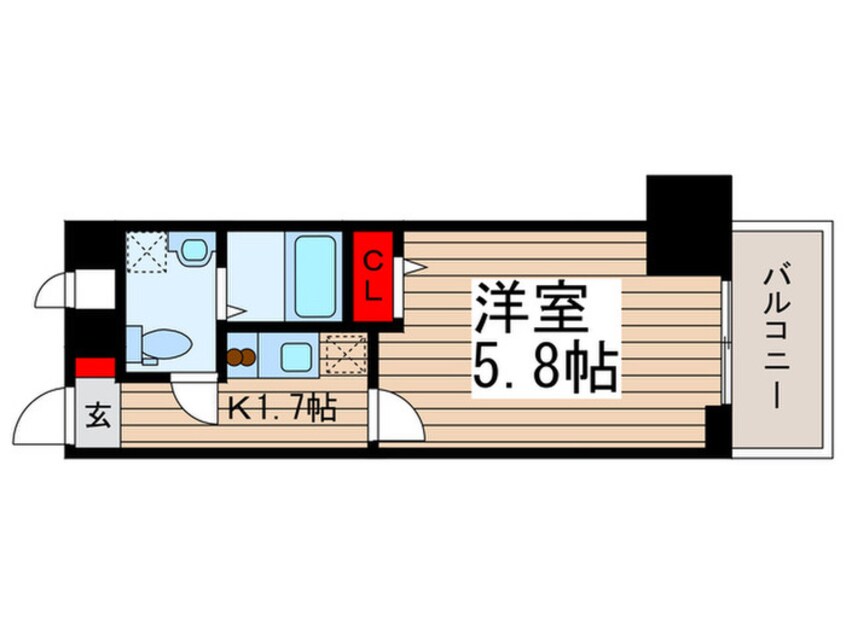 間取図 レジディア浅草吾妻橋