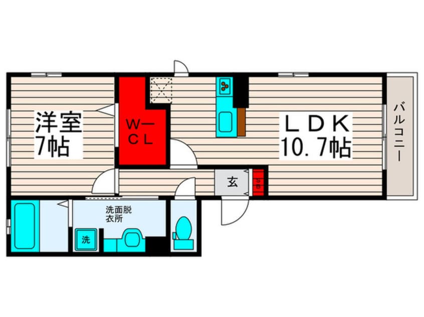 間取図 サニーコーポラス