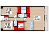 コンフォート津田沼壱番館 2LDK+Sの間取り