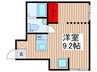 ザ・エトワール北千住 1Rの間取り