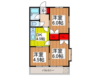 間取図 キンドハイム