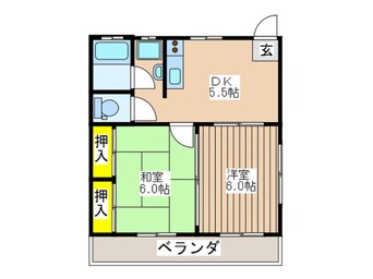 間取図 田中マンション