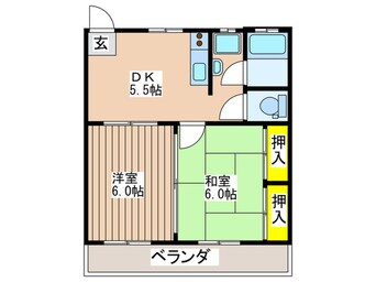 間取図 田中マンション