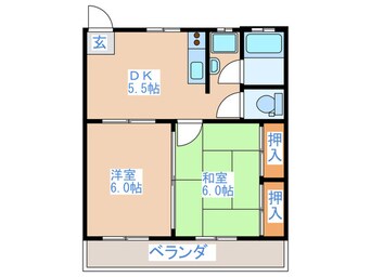 間取図 田中マンション