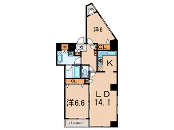 間取図 ＬａＳａｎｔｅ池田山