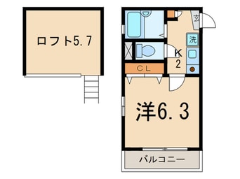 間取図 第３デュオレスズエ