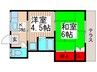 よろこび荘3 2Kの間取り