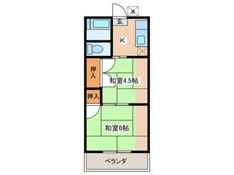 間取図 シティーハイム健