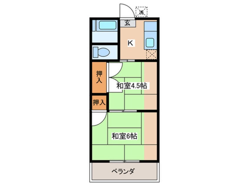 間取図 シティーハイム健