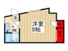 佐藤ビル 1Kの間取り