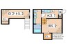 古淵メルカード 1Rの間取り